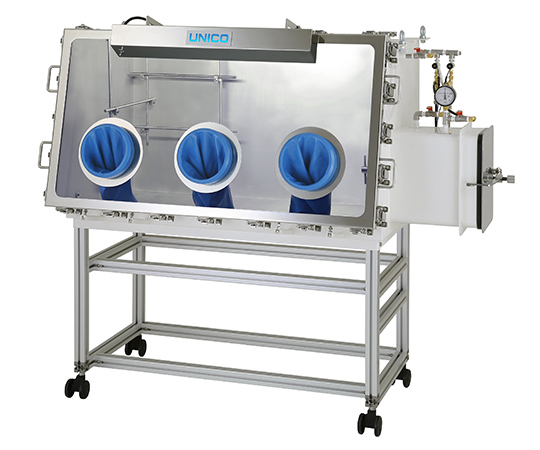 AS ONE Atmospheric Pressure Type Stainless Steel Glove Box, 스테인리스제 대기압형 글러브박스