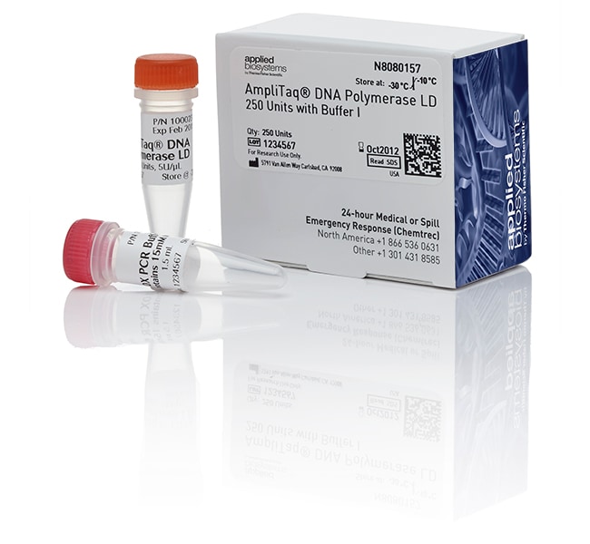 Thermo Fisher Scientific AmpliTaq DNA Polymerase, LD (Low DNA) with Buffer I, 250 units