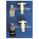 CHEMRUS VACUUM ADAPTER, WITH TEFLON STOPCOCK OR WITHOUT TEFLON STOPCOCK, CLEANSE-FREE