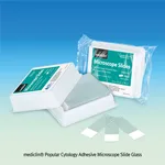 Daihan Science mediclin Popular Cytology Adhesive Microscope Slide Glass, 76×26mm, White<br>Wi