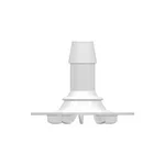 Bag Port with 600 Series Barb, 3/8` (9.5 mm) Tubing ID, USP Class VI, Animal-free Polyethylene