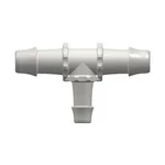 Tee Reduction Tube Fitting with 500 Series Barbs, 1` (25.4 mm) and 3/4` (19.0 mm) ID Tubing