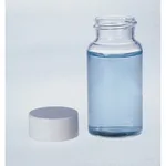 Thermo Fisher Scientific Borosilicate Glass Scintillation Vials, with White Polypropylene Caps, 20mL, White polypropylene; Pulp-backed metal foil liner; Caps separate