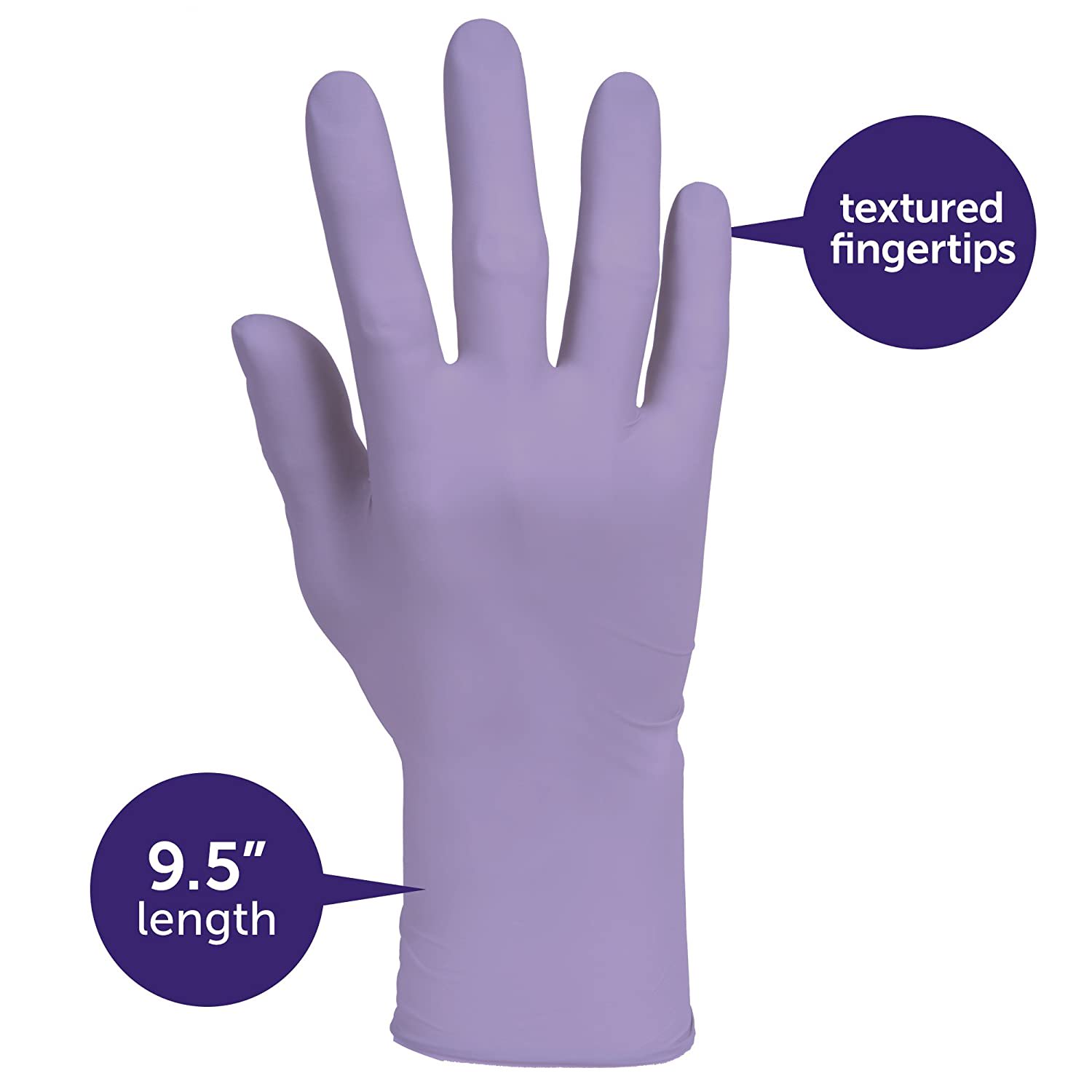 HALYARD* LAVENDER* Nitrile Exam Glove