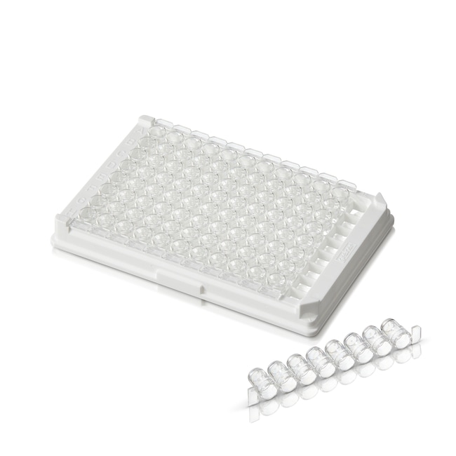Thermo Fisher Scientific Pierce 8-Well Polystyrene Strip Plates, Corner Notch