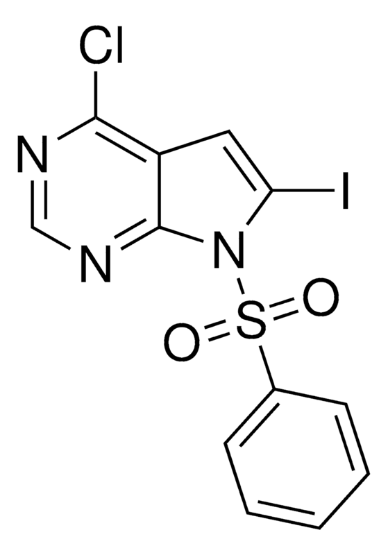 Merck 4-Chloro-6-iodo-7-(phenylsulfonyl)-7H-pyrrolo[2,3-d]pyrimidine