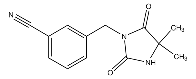 Merck 3-((4,4-Dimethyl-2,5-dioxoimidazolidin-1-yl)methyl)benzonitrile