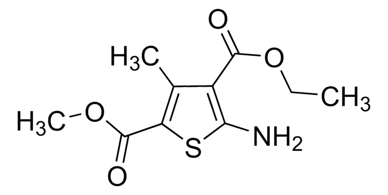 Merck 4-Ethyl 2-methyl 5-amino-3-methyl-2,4-thiophenedicarboxylate