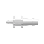 Straight Through Reduction Tube Fitting with 500 Series Barbs, 5/16` (8.0 mm) and 5/32` (4.0 mm) ID Tubing