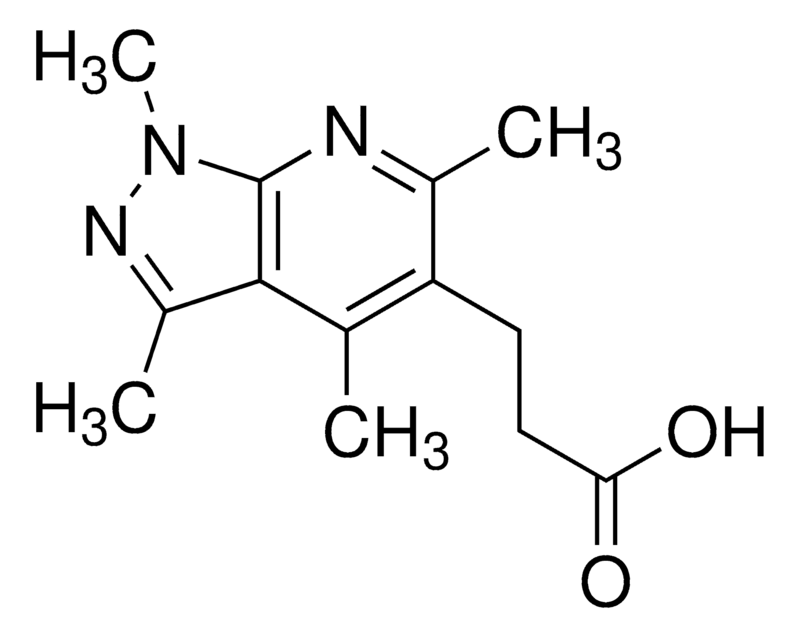 Merck 3-(1,3,4,6-Tetramethyl-1H-pyrazolo[3,4-b]pyridin-5-yl)propanoic acid
