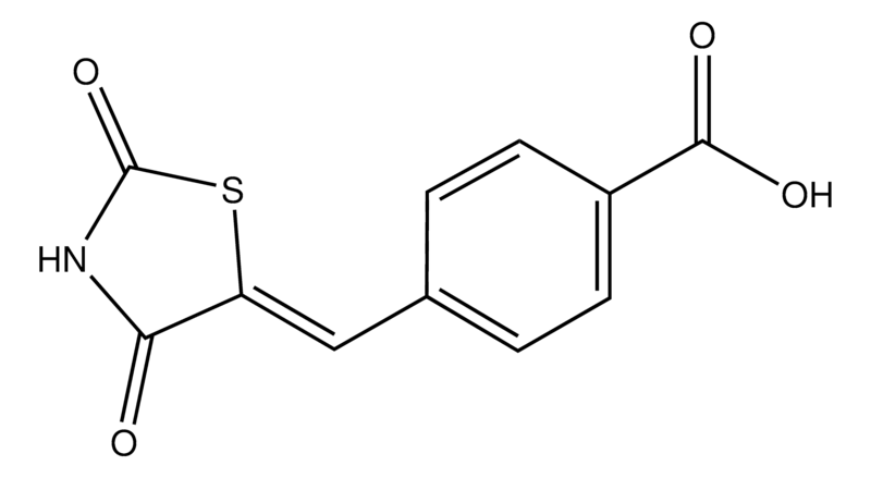 Merck 4-[(2,4-Dioxo-1,3-thiazolidin-5-ylidene)methyl]benzoic acid