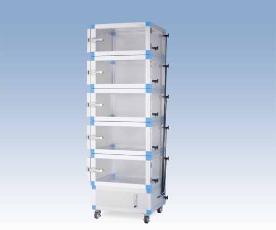 AS ONE Gas SubstitutIon Desiccator Multi-Chamber, 멀티챔버 가스치환 데시케이터 (각실 독립-3단)