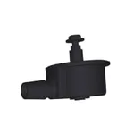 Waters Kit, Swivel Drain, Stand-Alone, Black