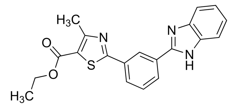 Merck Ethyl 2-[3-(2-indolyl)phenyl]-4-methylthiazole-5-carboxylate