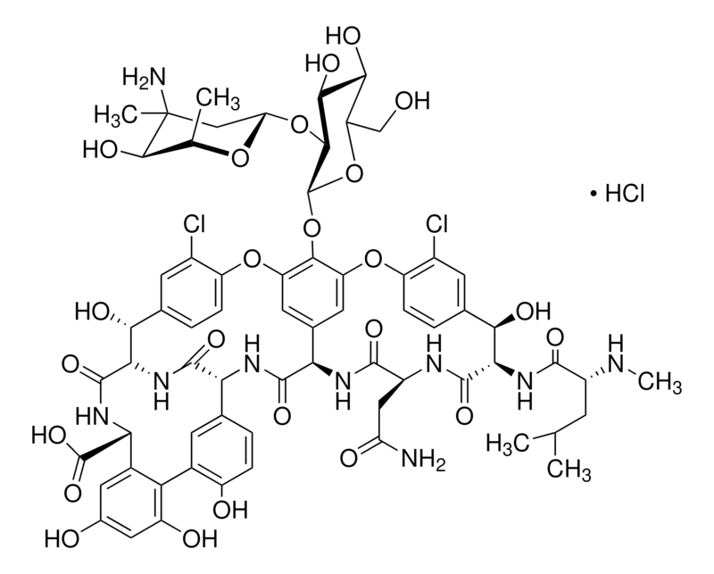 Merck Vancomycin hydrochloride from Streptomyces orientalis