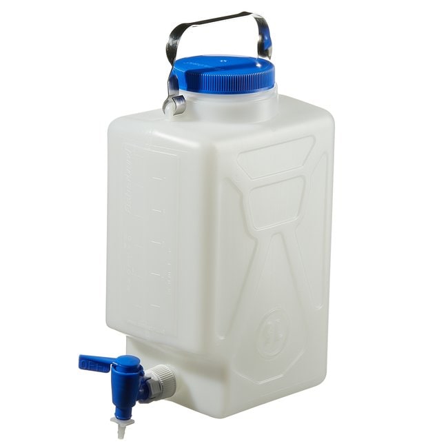 Thermo Fisher Scientific HDPE, Rectangular Carboy with Spigot