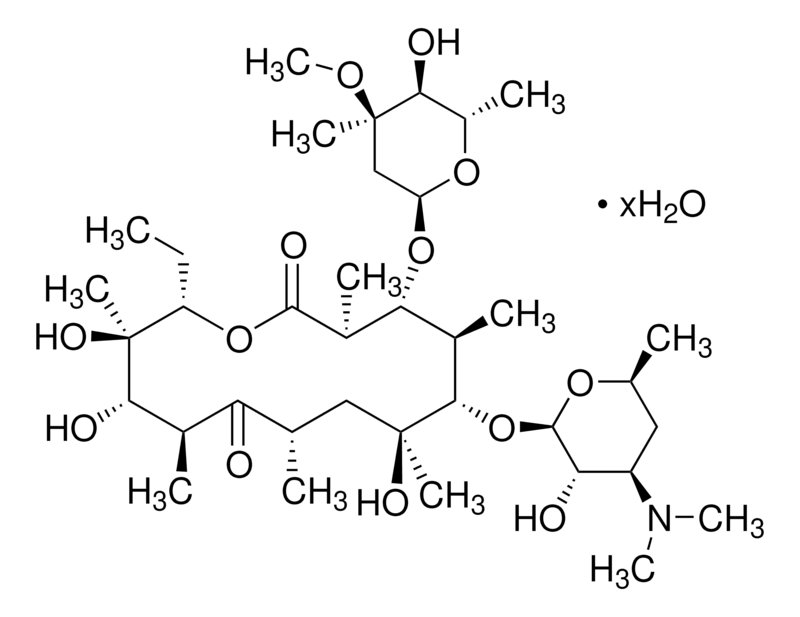 Merck (-)-Erythromycin hydrate