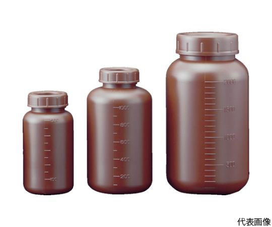 AS ONE FluoroBarrier Shading Wide-Mouth Bottle, 플루오르배리어 차광 광구병