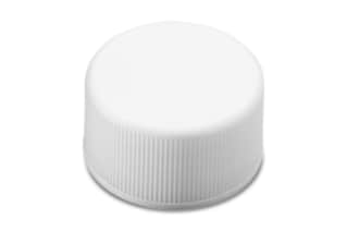 Waters Solid Cap for 22 mL Vial, PTFE/Silicone Liner, 100/pk