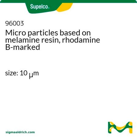 Merck Micro particles based on melamine resin, rhodamine B-marked