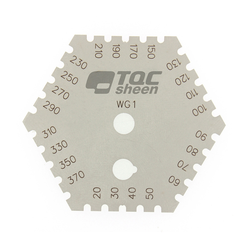 AS ONE Square Wet Film Thickness Gauge, 각형 웨트 필름 두께 게이지