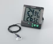 AS ONE Large Display Thermometer with Alarm(Traceable), 경보식 대화면온도계