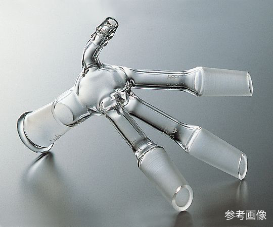 AS ONE Three-Way Adaptor(for Decompression. Angle about 105˚), 어댑터(감압용. 각도 약105˚)