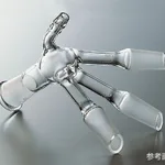 AS ONE Three-Way Adaptor(for Decompression. Angle about 105˚), 어댑터(감압용. 각도 약105˚)