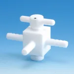 Flon Industry PTFE 3way bamboo shoot valves / PTFE3방밸브