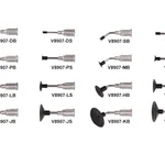 SIPEL 진공핀셋용 교환팁 1/2` PROBE/곧은타입 Tweezer