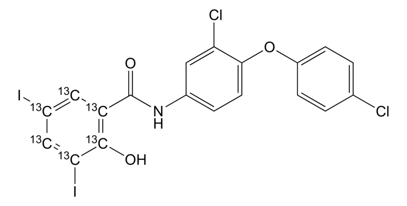 Merck Rafoxanide-(benzoyl ring-13C6)