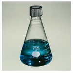 Thermo Fisher Scientific PYREX Narrow Mouth Erlenmeyer Flask with Phenolic Screw Cap
