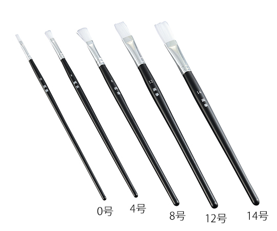 AS ONE Flat Brush Octagon PBT, 평필(옥타곤) (폴리부틸렌텔레프탈레이트)