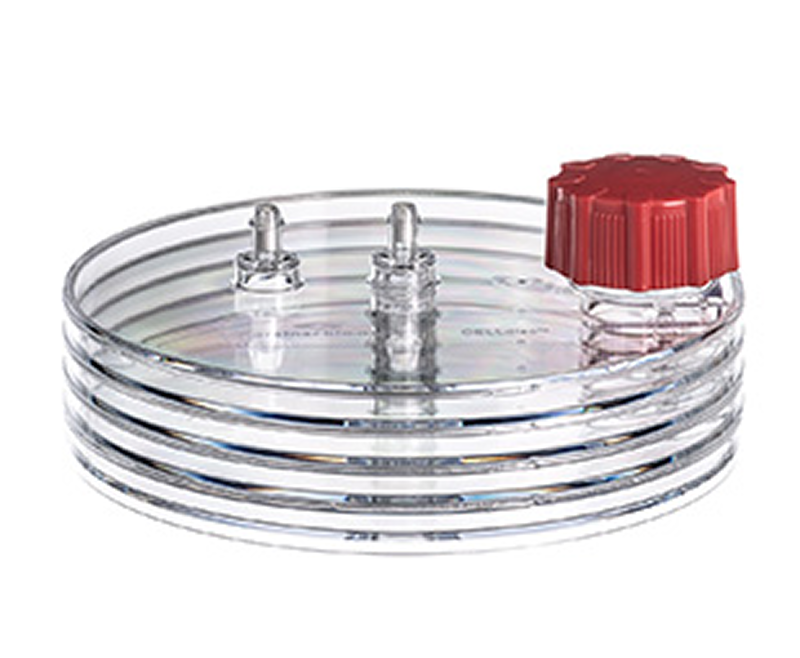 Greiner Bio One CELLDISC, 4 LAYERS, 1.000 CM², PS, CLEAR,TC, STANDARD SCREW CAP RED, STERILE, SINGLE PACKED