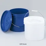 Daihan Science HDPE Bucket, with Tight Sealing Lid, Handle Grip, 13Lit, HDPE 밀폐 버킷