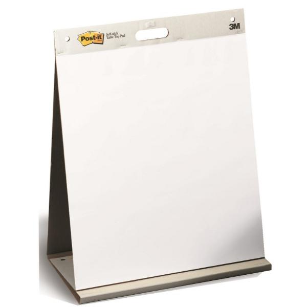 OFFICENEX 3M 포스트잇 이젤패드 563 테이블탑(50.8 * 61cm (흰색무지, 20장))