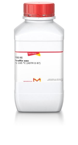 Merck PARAFFIN WAX, MP 65 DEG. C MINIMUM (AST&