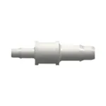 Straight Through Reduction Tube Fitting with 400 Series Barbs, 3/32` (2.4 mm) and 1/16` (1.6 mm) ID Tubing