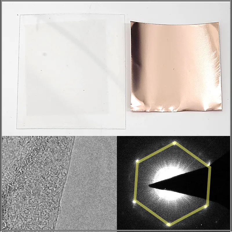 Hexaenergy 단일층 CVD 그래핀 on quartz