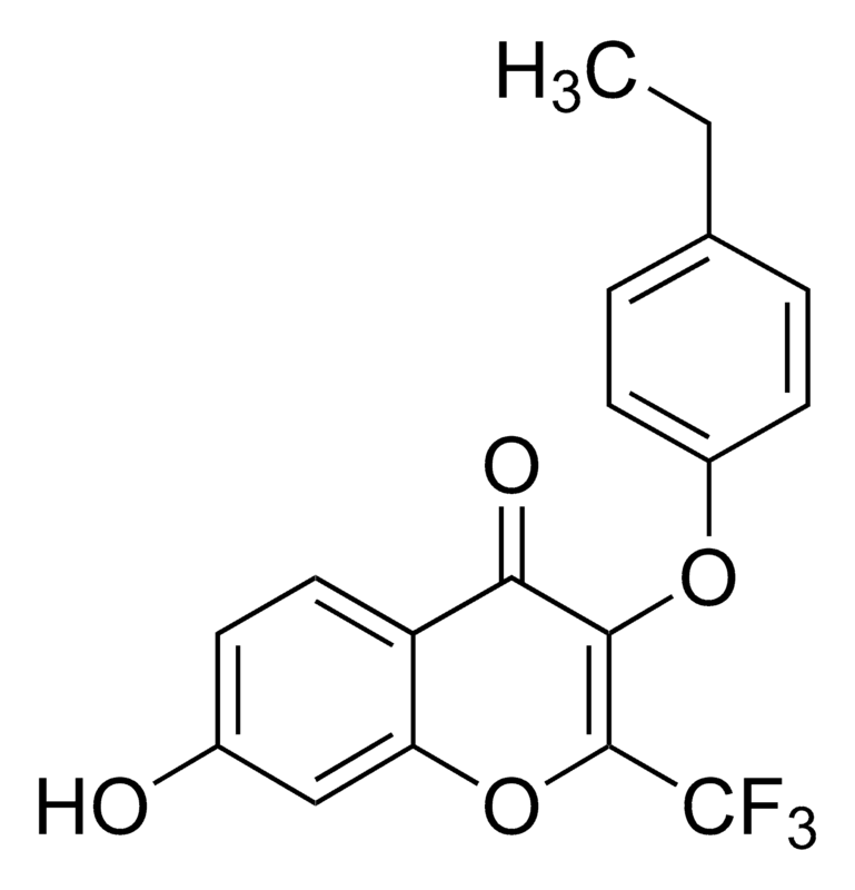 Merck 3-(4-Ethylphenoxy)-7-hydroxy-2-(trifluoromethyl)-4H-chromen-4-one