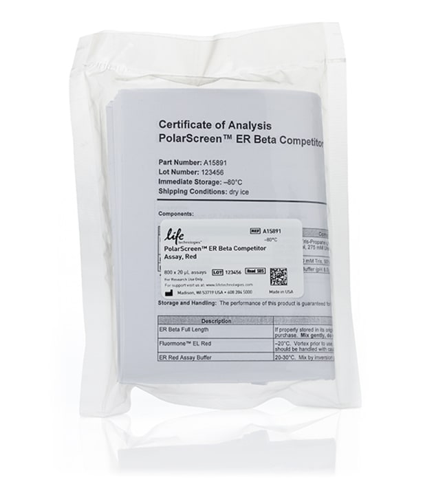 Thermo Fisher Scientific PolarScreen ER Beta Competitor Assay Kit, Red