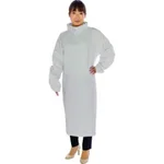 AS ONE Chemical Resistant High Neck Smock, 내약품성 하이 넥 스목