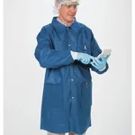 Thermo Fisher Scientific General Protection Disposable SMS Blueberry Lab Coats