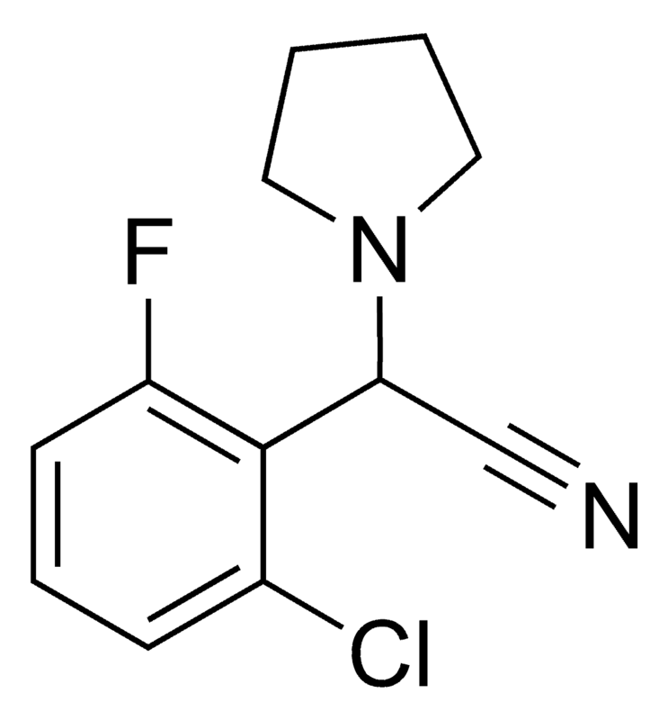 Merck (2-Chloro-6-fluorophenyl)(1-pyrrolidinyl)acetonitrile