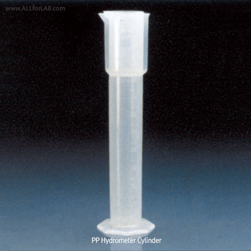 Daihan Science VITLAB PP Hydrometer Cylinder, B-class, 500㎖<br>With Raised Scale, Autoclavable