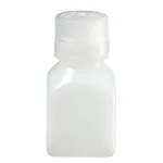 Thermo Fisher Scientific Nalgene Square HDPE Graduated Bottles with Closure: Bulk Pack, 125mL