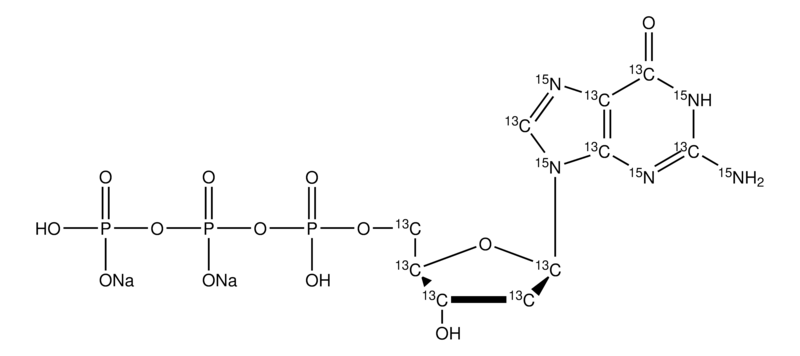 Merck 2'-Deoxyguanosine-13C10,15N5 5'-triphosphate disodium salt solution