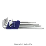 Daihan Science 9Pcs 별 엑스트라 롱렌치 세트, Extra Long Torx L-Key Wrench Set / 9Pcs, T10~T50