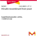 Merck Hirudin recombinant from yeast