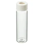 Thermo Fisher Scientific I-Chem Economy Processed VOA Glass Vials with Septa, clear, 0.125 septum, 40mL Vial clear 0.125 in. unbonded septum processed bulk glass-to-glass